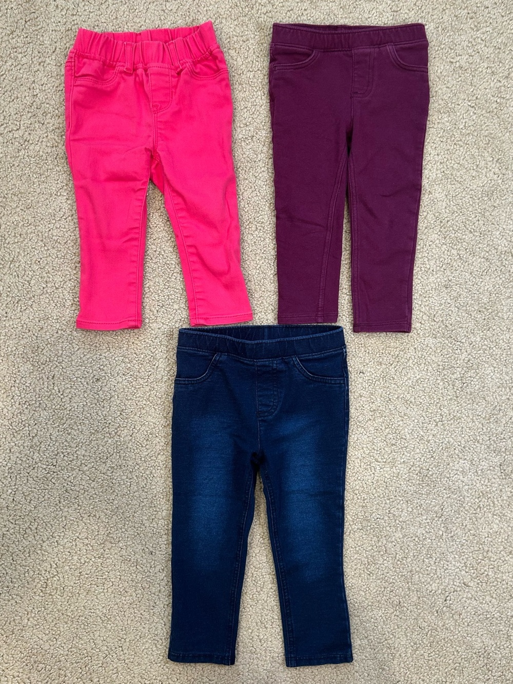 Girls Pants/Jeans/Leggings Bundle Size 18-24 Months (17 Pairs) - Picture 3 of 6